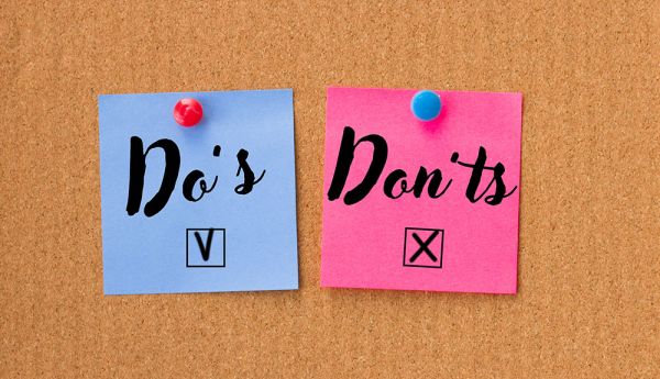 Una lista di consigli su cosa portare e cosa non fare ad un colloquio